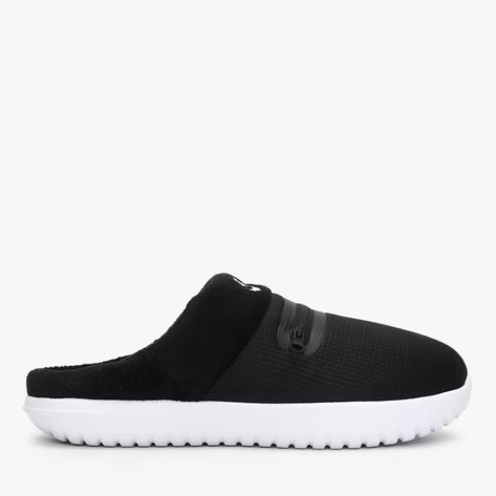 Nike‎ Women's Black Burrow Fleece Slip-On Indoor Casual Slipper Size 6.5